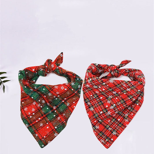 Fashion Creative Pet Christmas Triangular Binder - Firstpetcentral