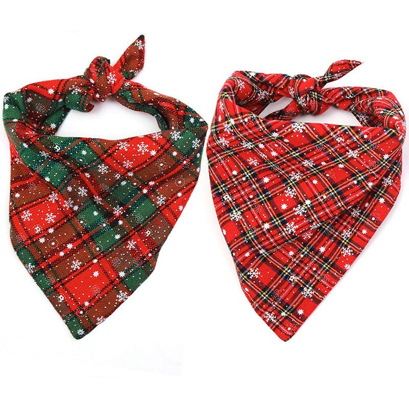 Fashion Creative Pet Christmas Triangular Binder - Firstpetcentral