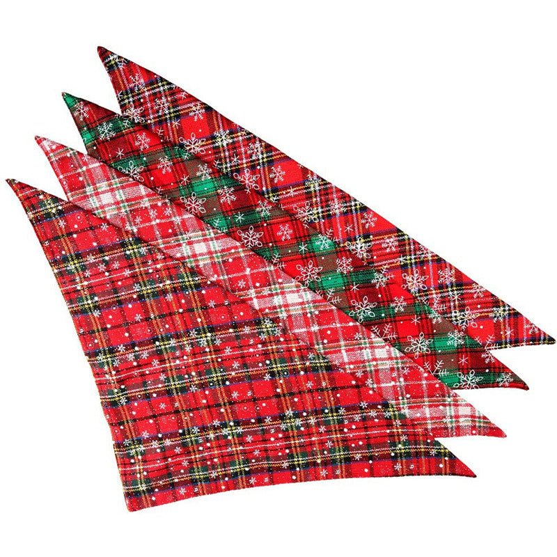 Fashion Creative Pet Christmas Triangular Binder - Firstpetcentral