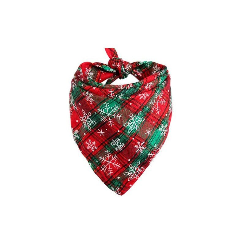 Fashion Creative Pet Christmas Triangular Binder - Firstpetcentral