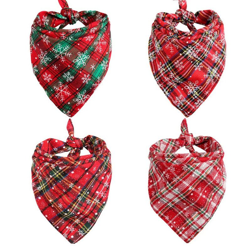 Fashion Creative Pet Christmas Triangular Binder - Firstpetcentral