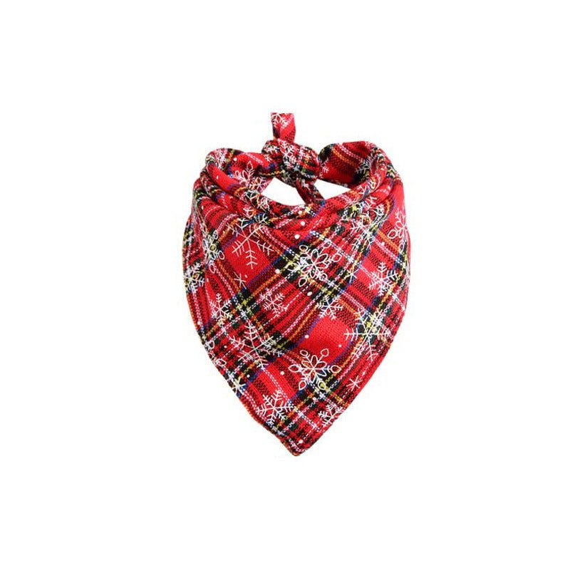 Fashion Creative Pet Christmas Triangular Binder - Firstpetcentral