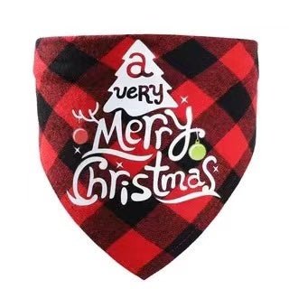 Fashion Pet Dog Christmas Saliva Towel - Firstpetcentral