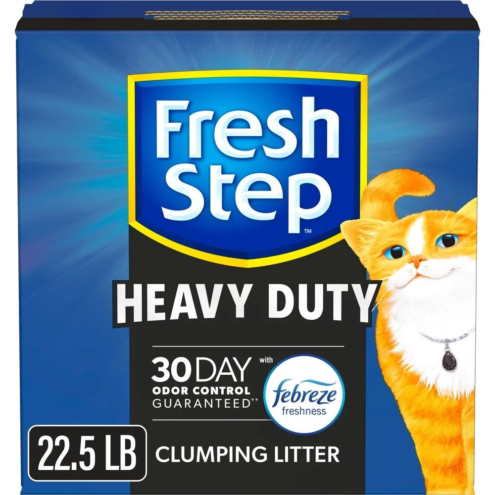 Heavy Duty Clumping Cat Litter with Odor Control Febreze Freshness 30 Day Odor Elimination Low Dust Formula All Cats - Firstpetcentral
