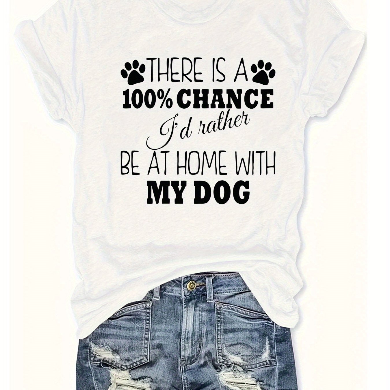 Home Dog Lovers Rather Be Home Red TShirt - Firstpetcentral