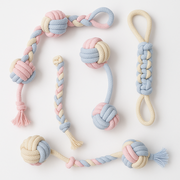 Pet Cotton Knot Toys Combination Biting Molar Dog Toys Pet Toys
