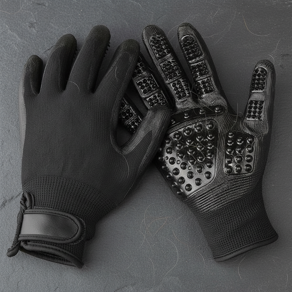 1 Pair Pet Grooming Gloves