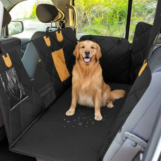 Waterproof Pet Seat Protector – Dog Car Seat Cover for Back Seat Travel