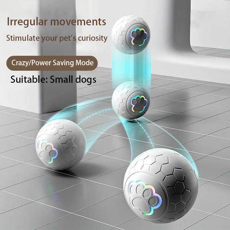 Interactive Pet Toy Ball - Rechargeable, Bite Resistant, Automatic Smart Bouncing Balls - Firstpetcentral