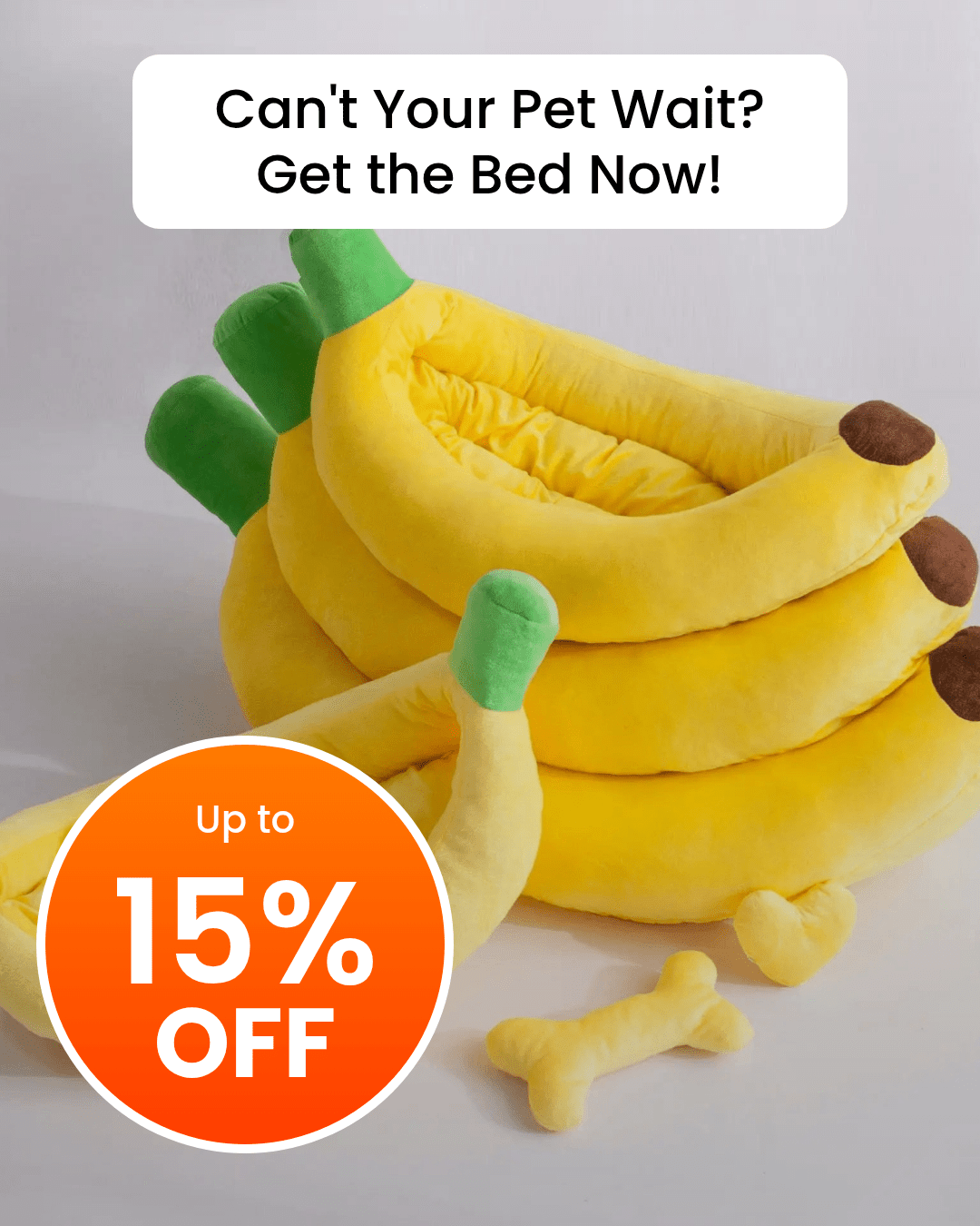 Interesting banana Warm Kennel Cat House Cat Dog lounger Bed Pet Small Dog Pet Bed - Firstpetcentral