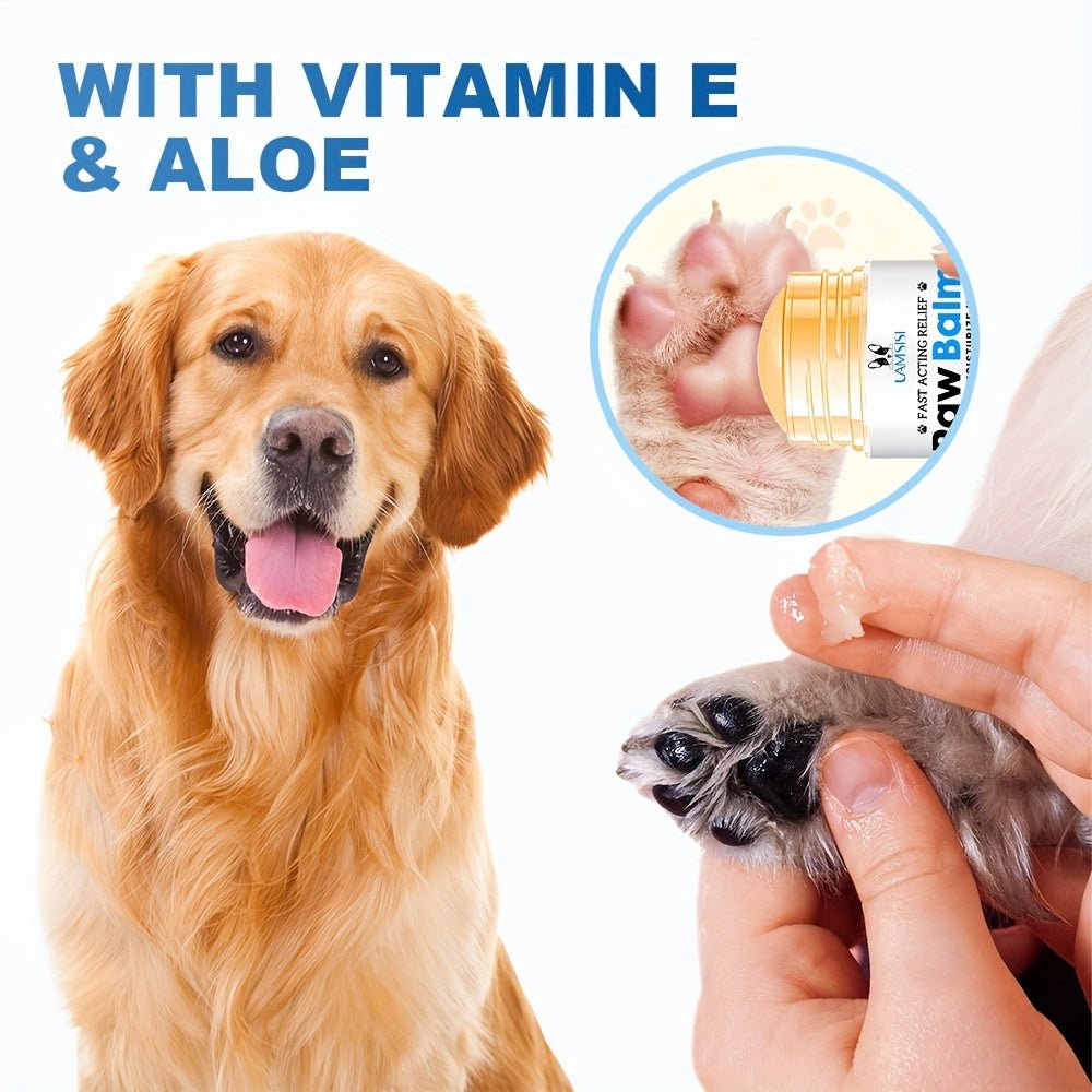 Lanemay Paw Balm for Dogs, Fast - Acting Relief, Soothe & Moisturize, Prevents Paw Wear & Cracking, Safe for All Pets, 1.41oz (40g) - Firstpetcentral