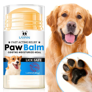 Lanemay Paw Balm for Dogs, Fast - Acting Relief, Soothe & Moisturize, Prevents Paw Wear & Cracking, Safe for All Pets, 1.41oz (40g) - Firstpetcentral