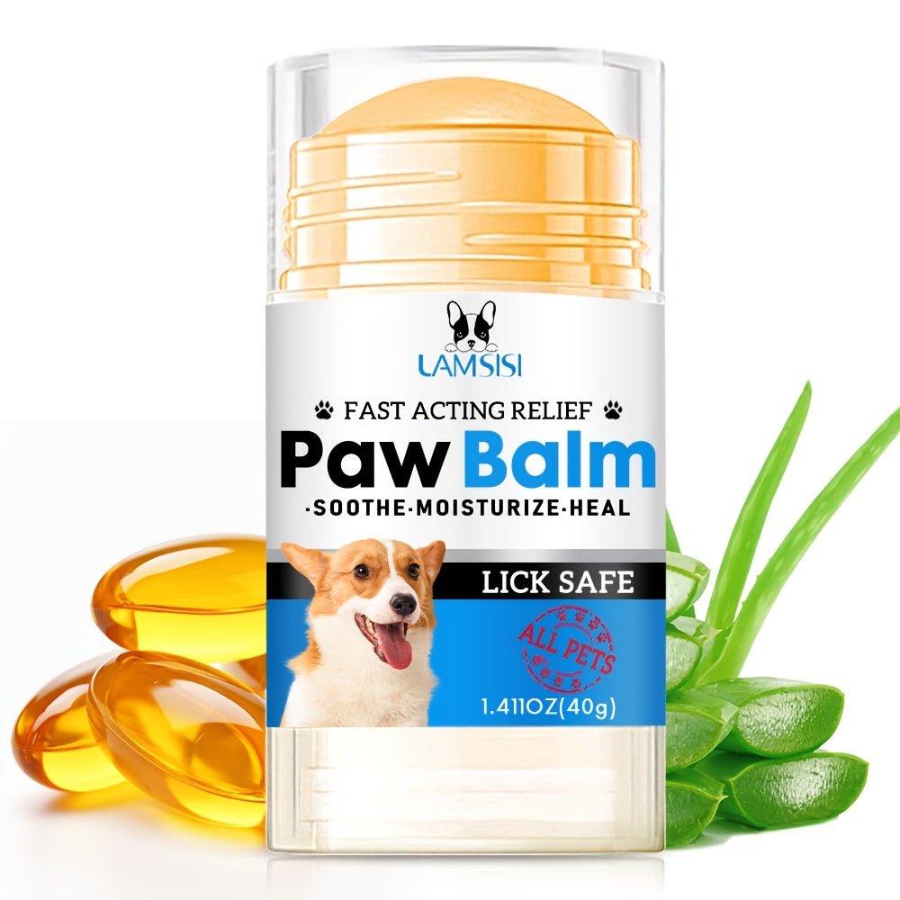 Lanemay Paw Balm for Dogs, Fast - Acting Relief, Soothe & Moisturize, Prevents Paw Wear & Cracking, Safe for All Pets, 1.41oz (40g) - Firstpetcentral