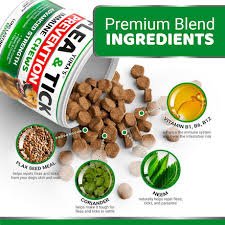 Natural Flea & Tick Chews for Dogs – Long - Lasting, USA Made, All Breeds - Firstpetcentral