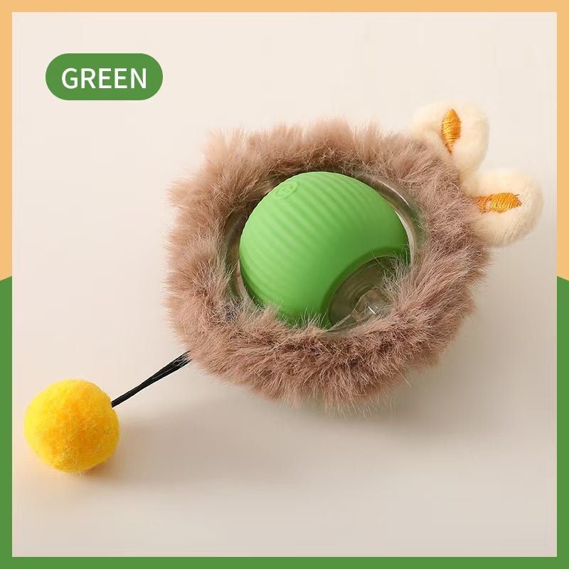 New Design 360° Smart Automatic Interactive Dog Smart Ball Toy Interactive Cat Toys Rolling Ball with USB Charger - Firstpetcentral
