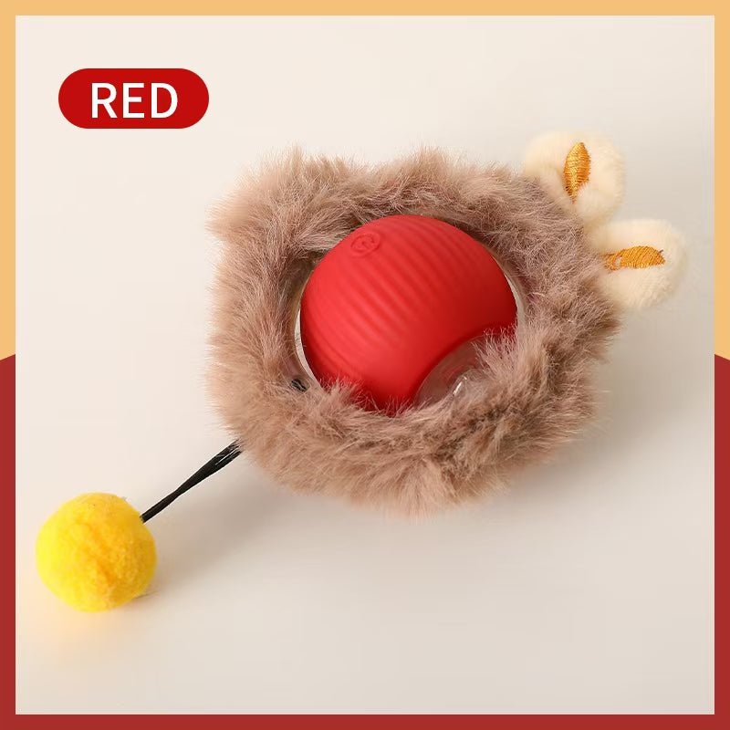 New Design 360° Smart Automatic Interactive Dog Smart Ball Toy Interactive Cat Toys Rolling Ball with USB Charger - Firstpetcentral