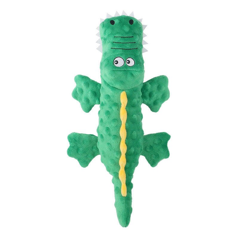New Pet Plush Toys Voice Crocodile Grinding Teeth Resistant Cute Cartoon Dog Toys Pet Supplies - Firstpetcentral