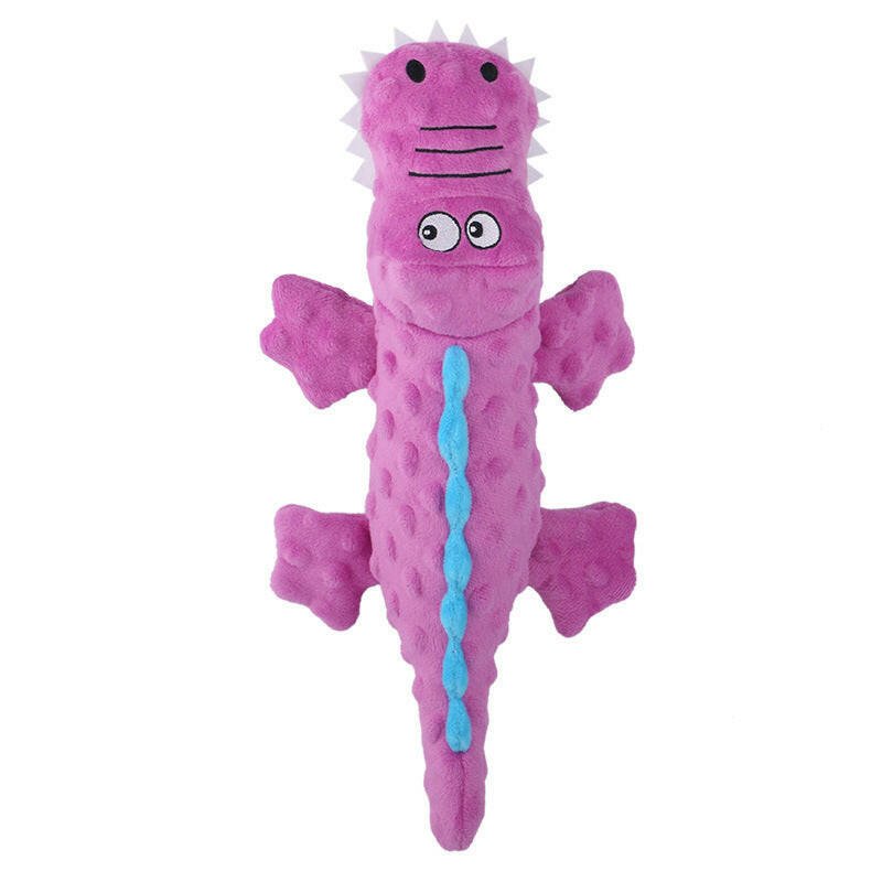 New Pet Plush Toys Voice Crocodile Grinding Teeth Resistant Cute Cartoon Dog Toys Pet Supplies - Firstpetcentral