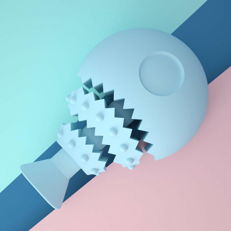 New TPR Pet Biting Toys Bite Resistant Dog Toothbrush Tooth Cleaning Molar Stick Dog Toys Pet Missing Food Toys - Firstpetcentral