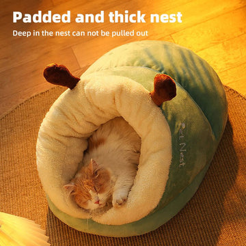 New Warm Plush Popular Thickened Winter Cat Dog Slipper Kennel - Firstpetcentral