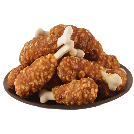 Nutritious Duck Leg Milk Stick Pet Snacks for Cats and Dogs - Ideal for Weight Gain, Teeth Grinding, Dental Cleaning, and Training - Suitable for Small, Medium, and Large Dogs, Pet Food, Teething Sticks - Firstpetcentral