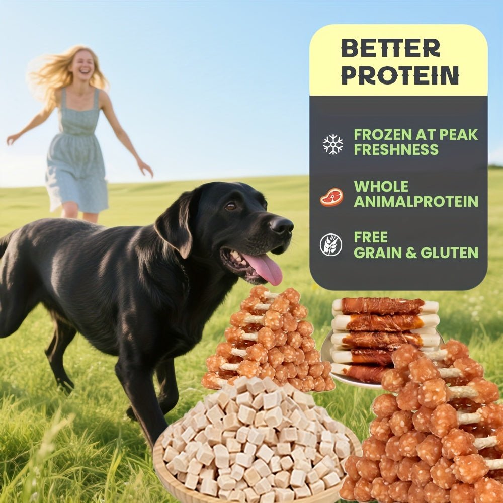 Nutritious Duck Leg Milk Stick Pet Snacks for Cats and Dogs - Ideal for Weight Gain, Teeth Grinding, Dental Cleaning, and Training - Suitable for Small, Medium, and Large Dogs, Pet Food, Teething Sticks - Firstpetcentral