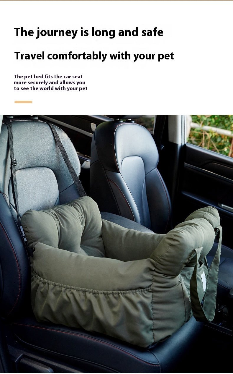 Pet Car Seat & Dog Safety Bed - Multifunctional Travel Carrier for Dogs & Cats - Firstpetcentral