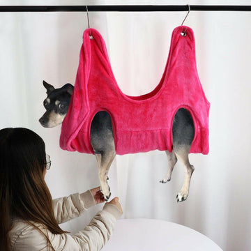 Pet Cat Grooming Hammock Helper Cat Grooming Hammocks Restraint Bag Puppy Dog Cat Nail Clip Trimming Bathing Bag - Firstpetcentral