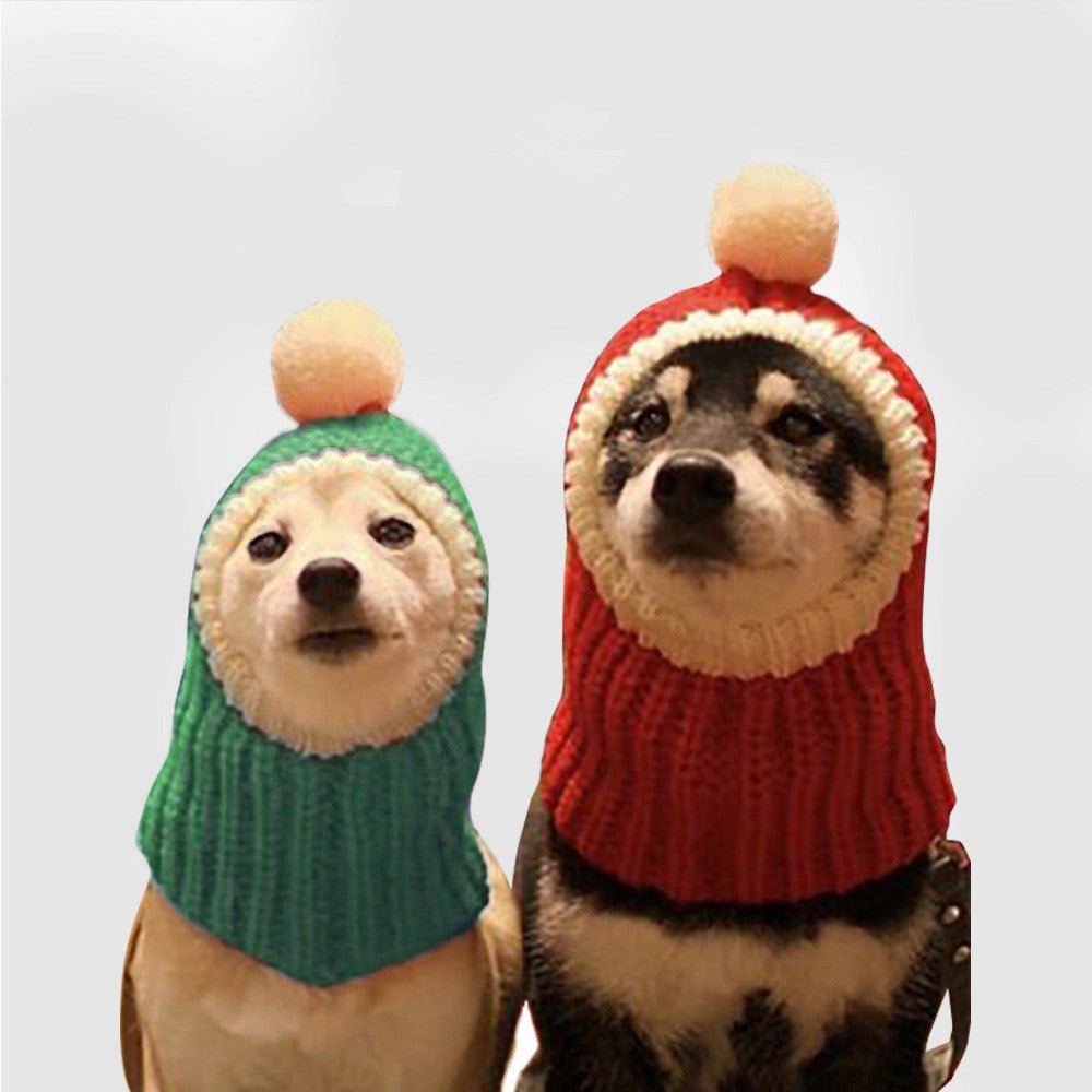 Pet Christmas Cloak Hat Holiday Suit - Firstpetcentral