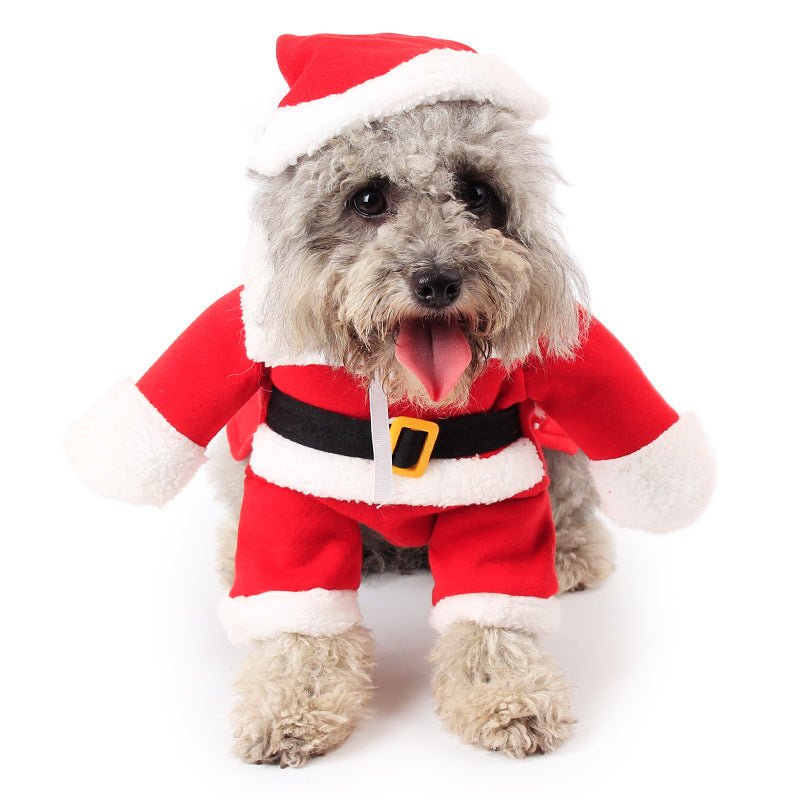 Pet Christmas Decoration Costume Pet Standing Costume - Firstpetcentral