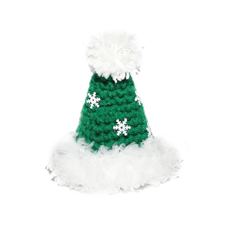 Pet Christmas Hat Hand Woven - Firstpetcentral