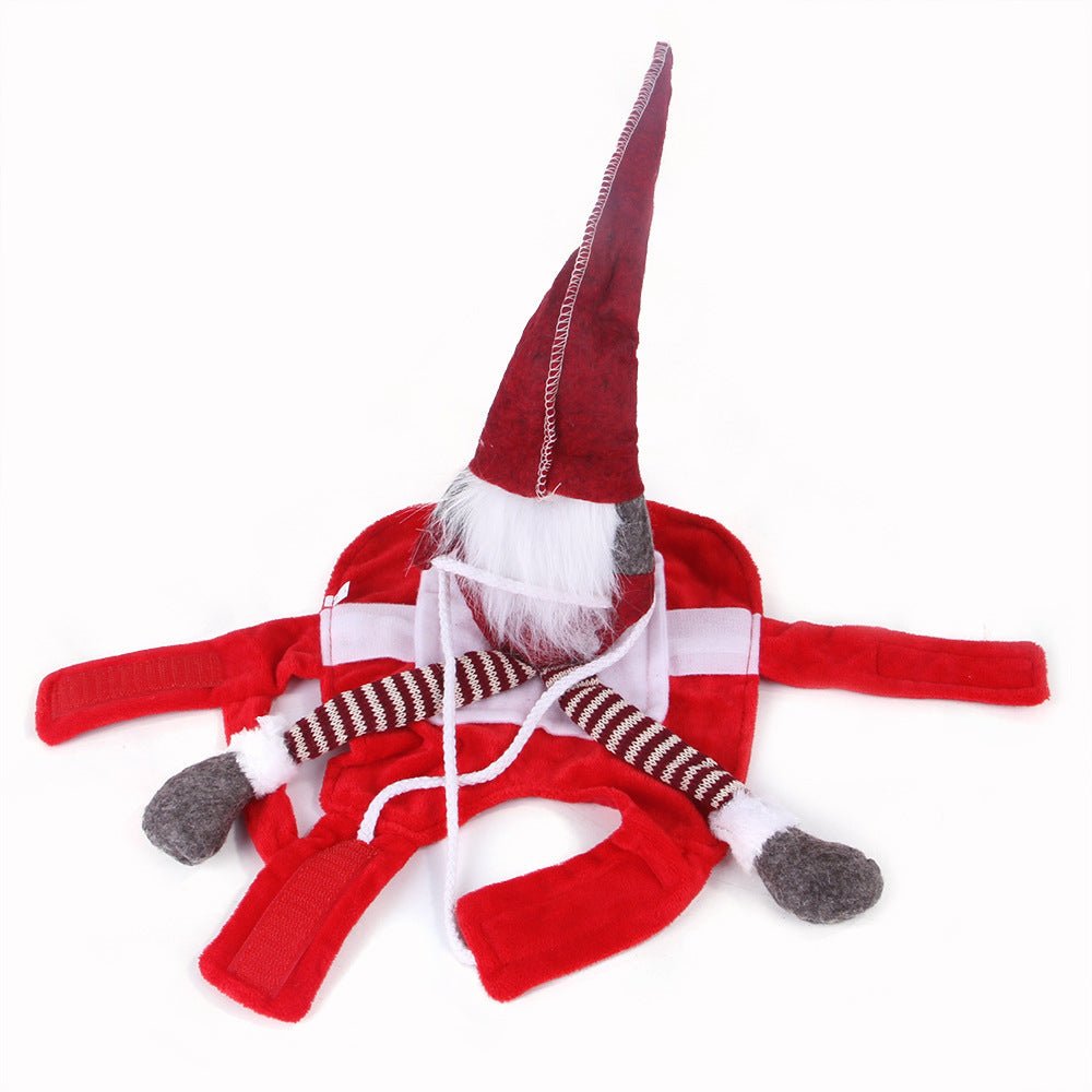 Pet Christmas Riding Transformation Costume Pet Products Costumes Cosplay - Firstpetcentral