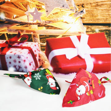 Pet christmas saliva towel - Firstpetcentral