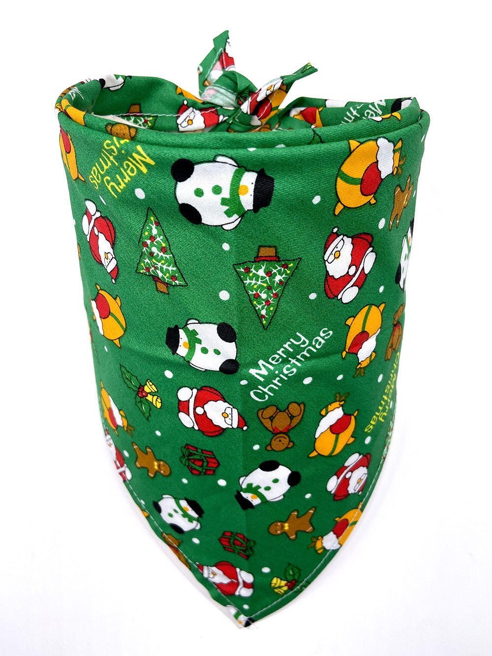Pet Christmas Triangular Binder Dog Cotton - Firstpetcentral