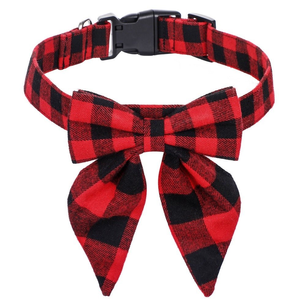 Pet Collar Bow Tie Christmas Dog - Firstpetcentral