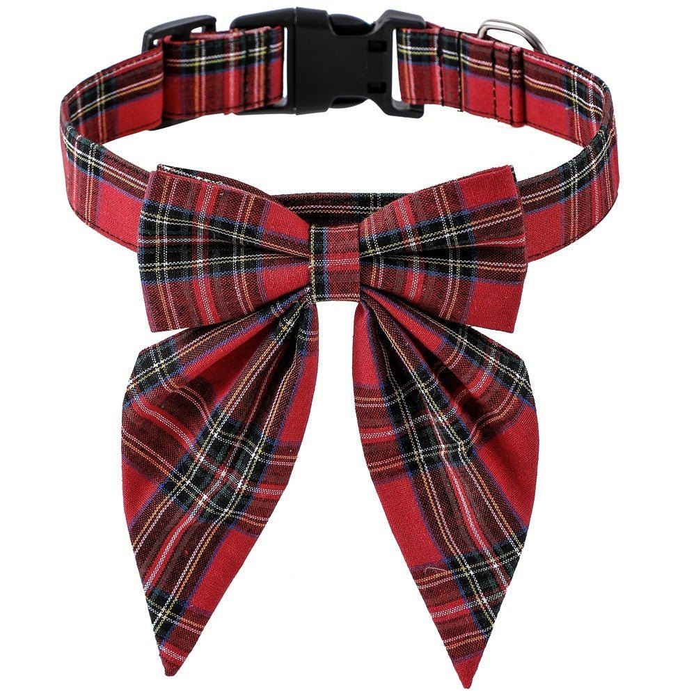 Pet Collar Bow Tie Christmas Dog - Firstpetcentral