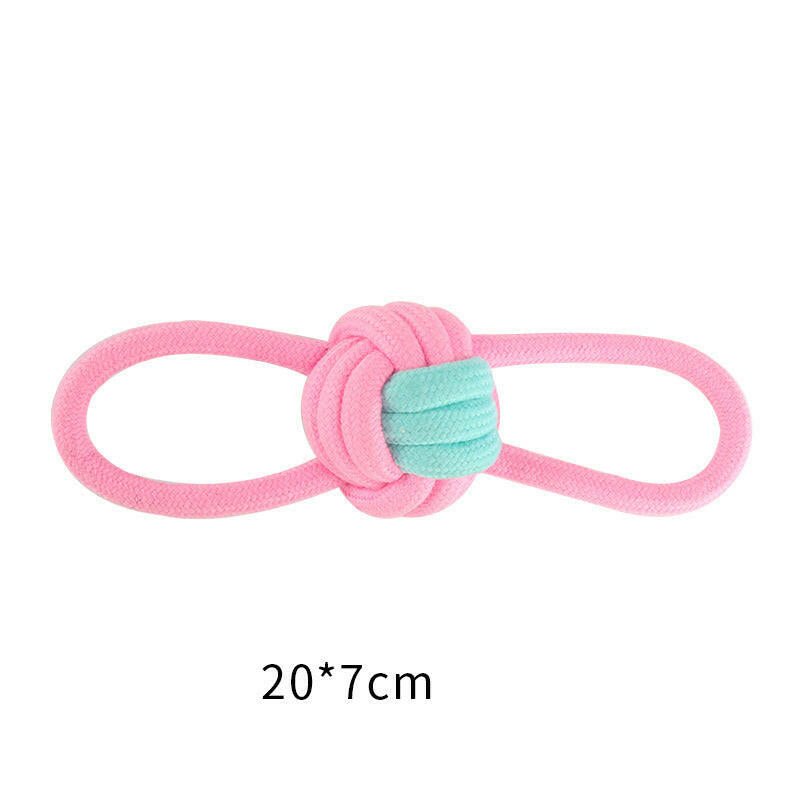 Pet Cotton Knot Toys Combination Biting Molar Dog Toys Pet Toys - Firstpetcentral