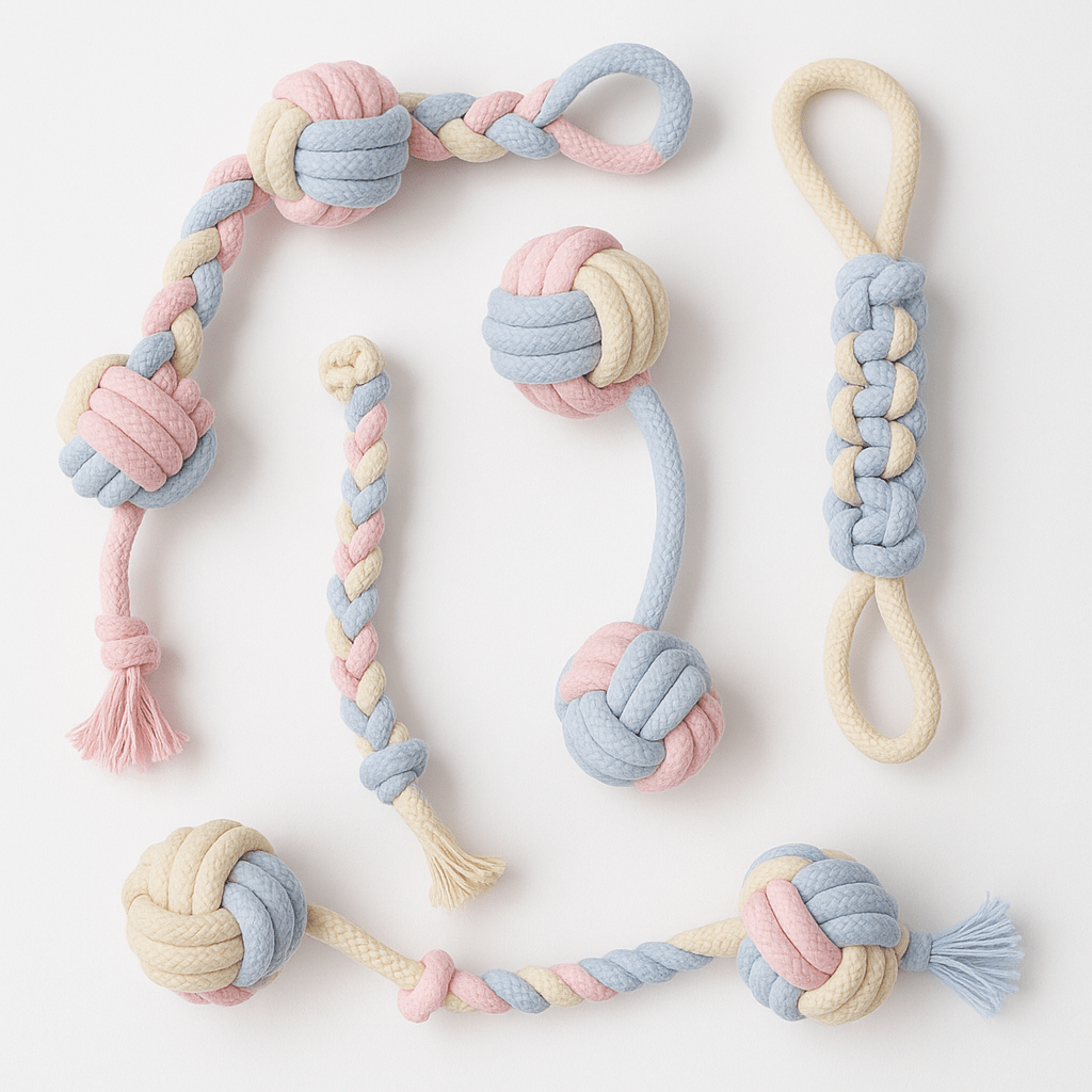 Pet Cotton Knot Toys Combination Biting Molar Dog Toys Pet Toys - Firstpetcentral