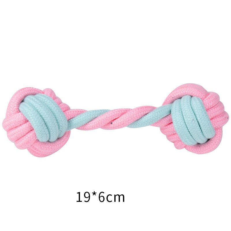 Pet Cotton Knot Toys Combination Biting Molar Dog Toys Pet Toys - Firstpetcentral