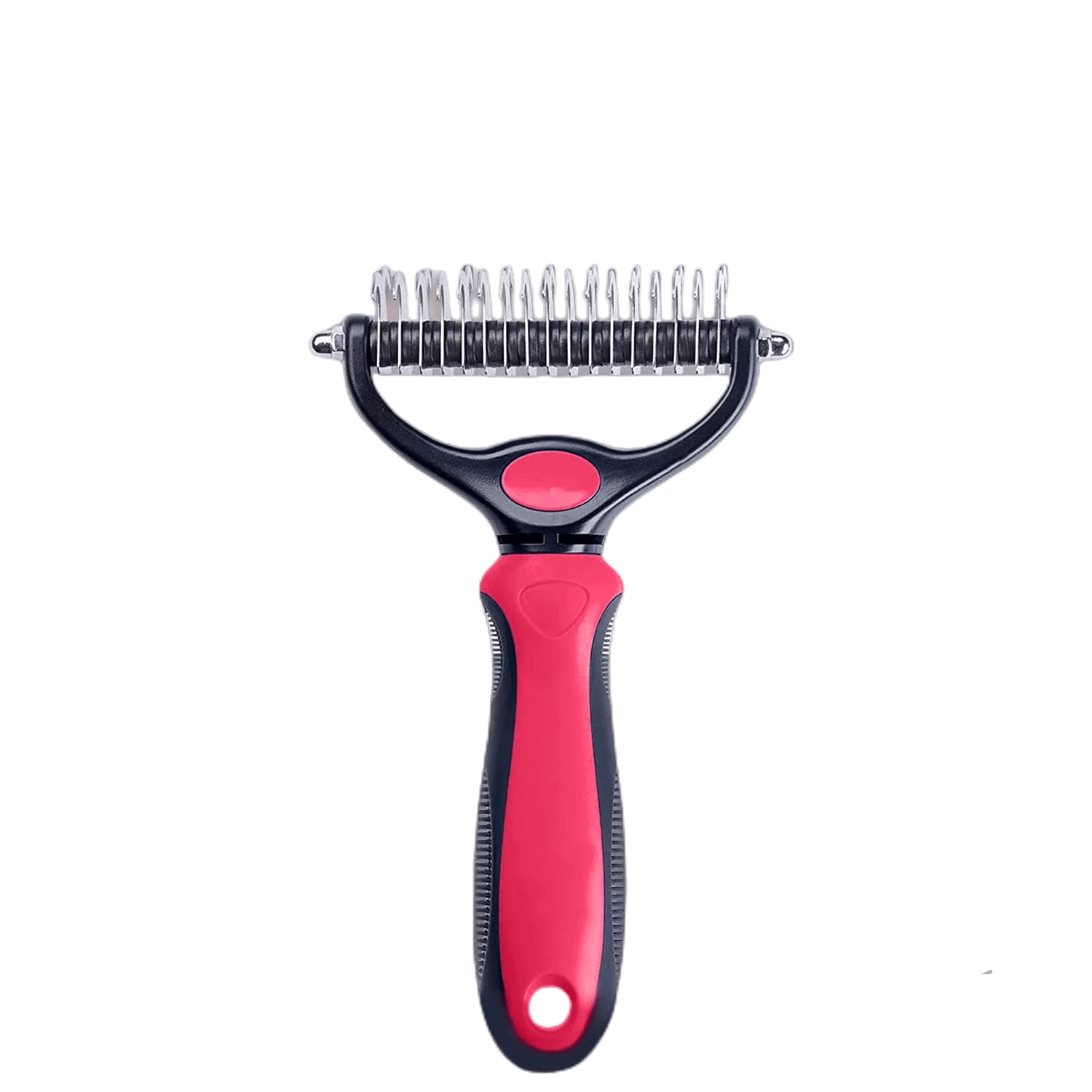 Pet Deshedding Brush for Dogs and Cats - Double - Sided Undercoat Rake for Dogs & Cats - Shedding Comb and Dematting Tool for Grooming, Extra Wide - Firstpetcentral