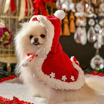 Pet Dog Christmas Holiday Cloak - Firstpetcentral