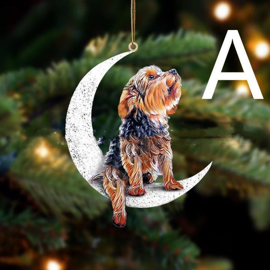 Pet Dog Christmas Tree Art Hanging Ornament - Firstpetcentral