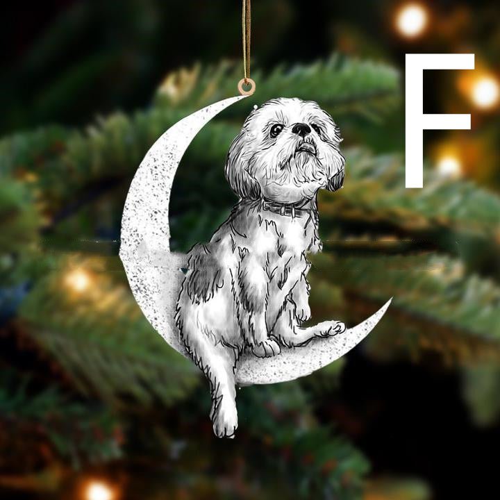 Pet Dog Christmas Tree Art Hanging Ornament - Firstpetcentral