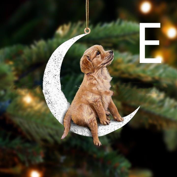 Pet Dog Christmas Tree Art Hanging Ornament - Firstpetcentral