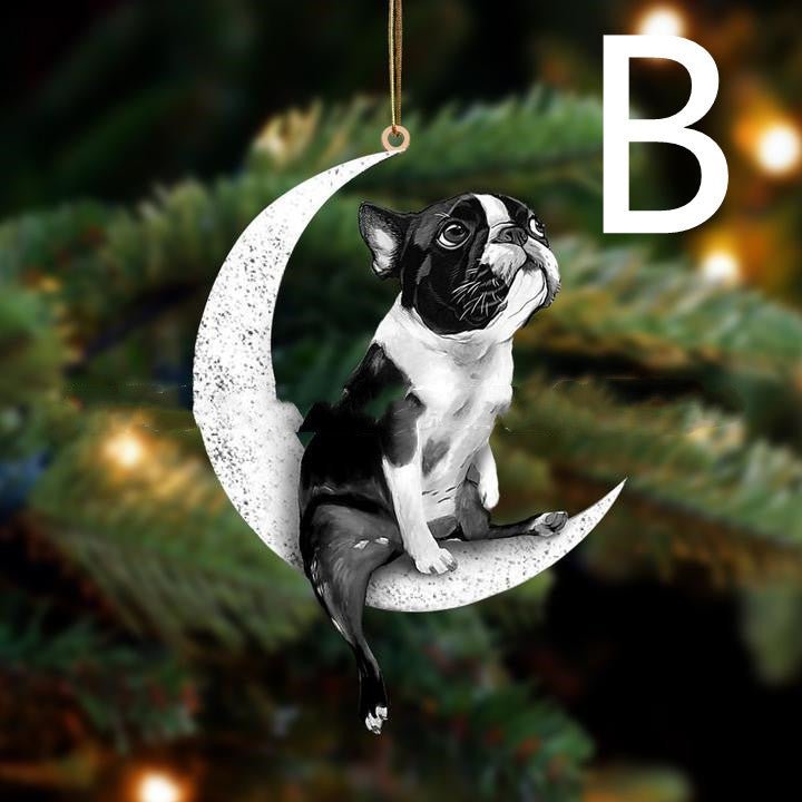 Pet Dog Christmas Tree Art Hanging Ornament - Firstpetcentral