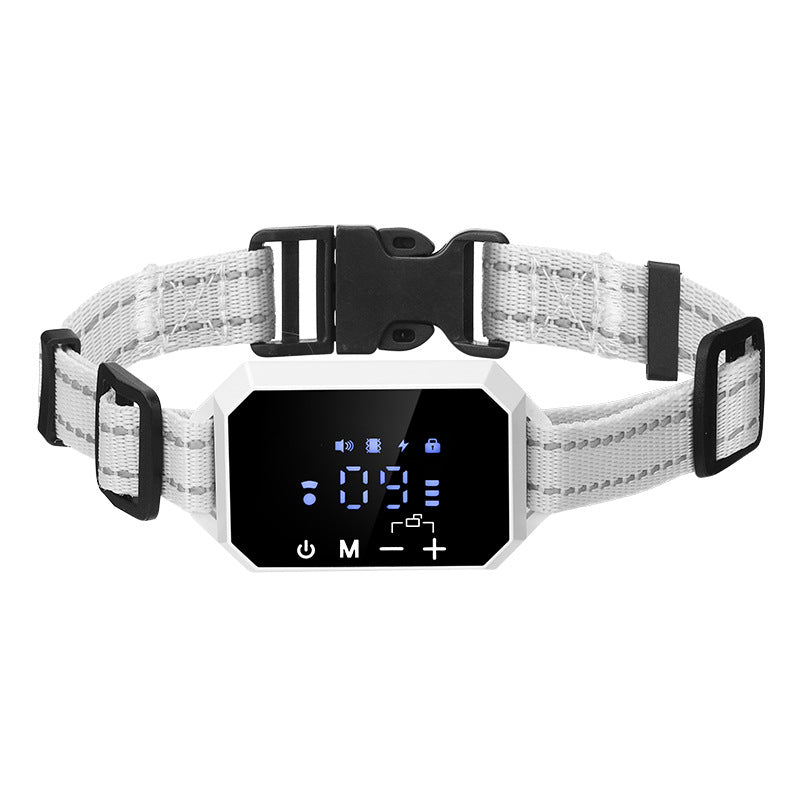 Pet electronic fence GPS wireless electronic fence intelligent positioning dog trainer collar intelligent barking stop outdoor - Firstpetcentral