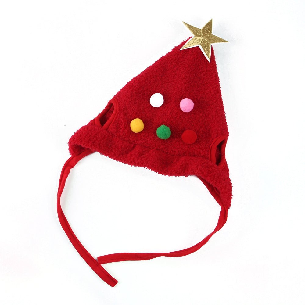 Pet Hat Christmas Tree Shape - Firstpetcentral