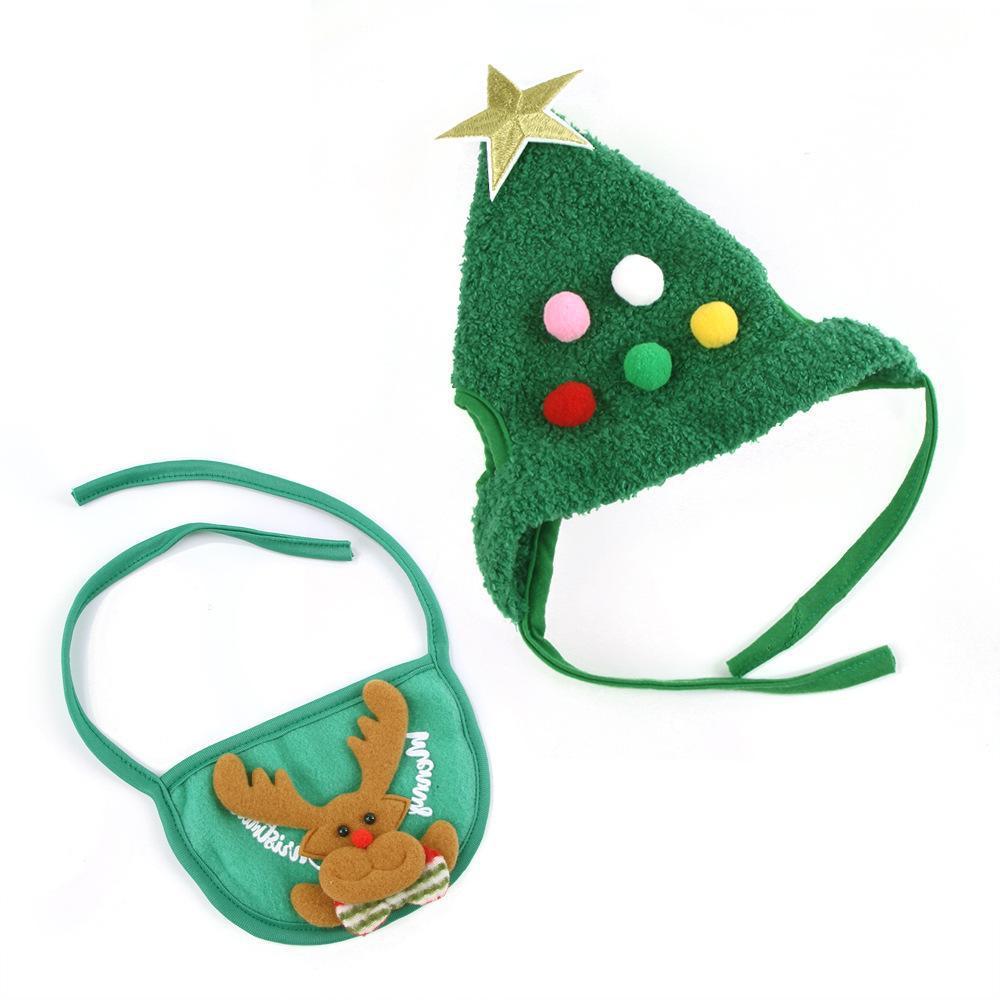 Pet Hat Christmas Tree Shape - Firstpetcentral