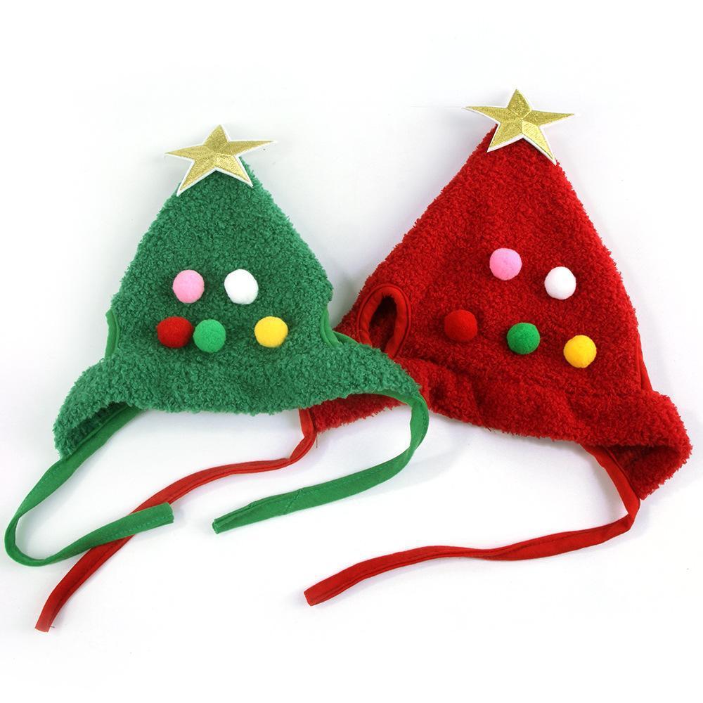Pet Hat Christmas Tree Shape - Firstpetcentral