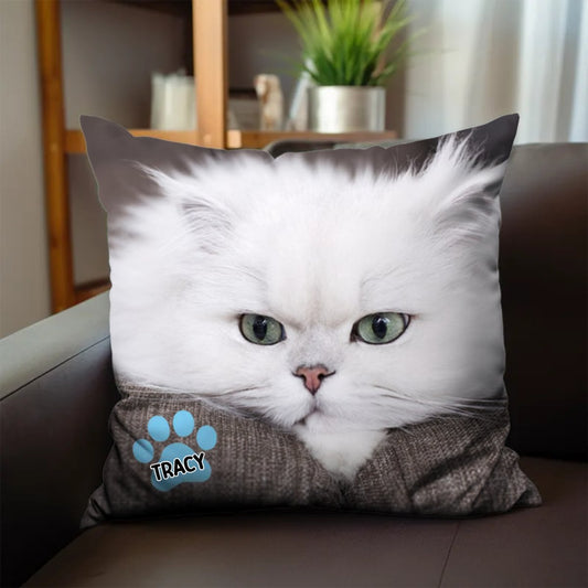 Pet Lovers - Pet's Face On A Pillow - Personalized Pillow - Firstpetcentral